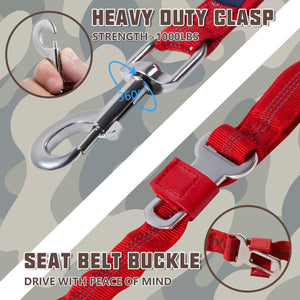 Heavy Duty Bungee Leash With Belt Buckle