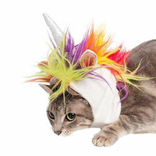 Load image into Gallery viewer, Cat or small Dog Unicorn Headwear
